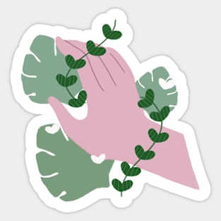 Cute Plant Hand Sticker